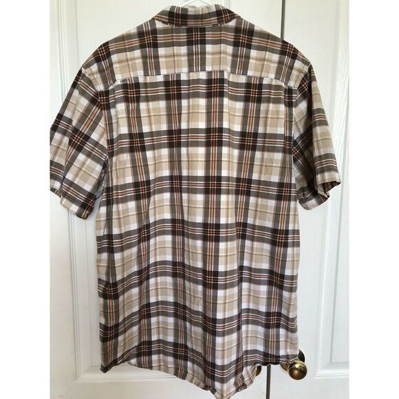 Old Navy Men's Shirt XL Plaid short sleeve button - Picture 4 of 7